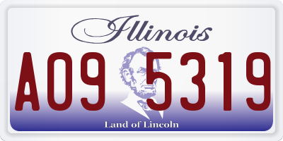 IL license plate A095319