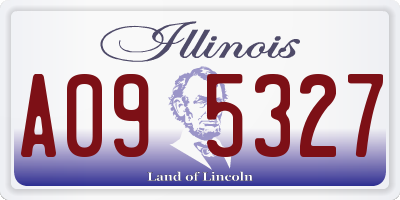 IL license plate A095327