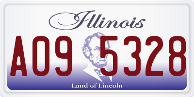 IL license plate A095328