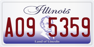 IL license plate A095359