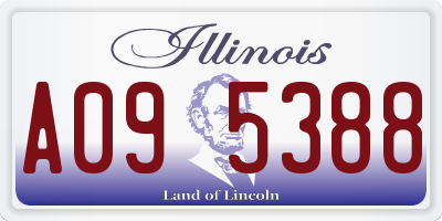 IL license plate A095388