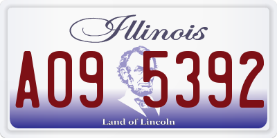 IL license plate A095392