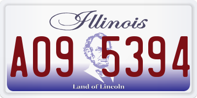 IL license plate A095394