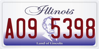 IL license plate A095398