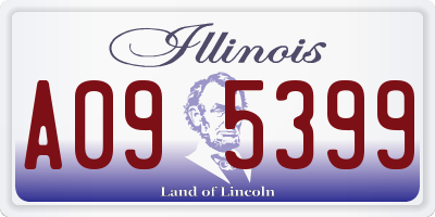 IL license plate A095399