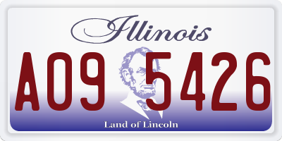 IL license plate A095426