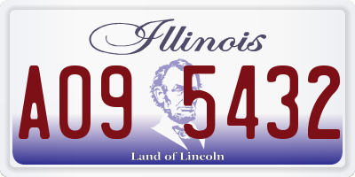 IL license plate A095432