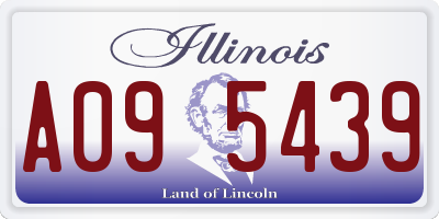 IL license plate A095439