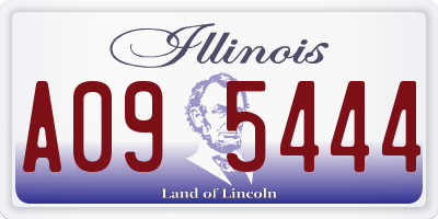 IL license plate A095444