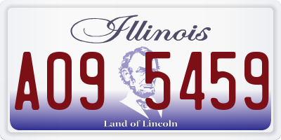 IL license plate A095459