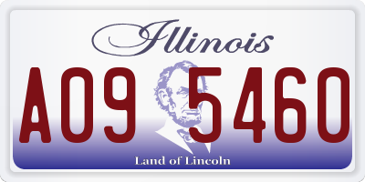 IL license plate A095460