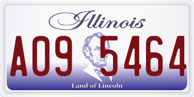 IL license plate A095464