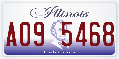 IL license plate A095468