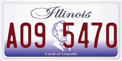 IL license plate A095470