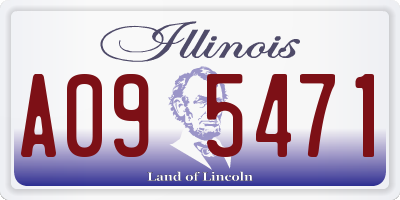 IL license plate A095471