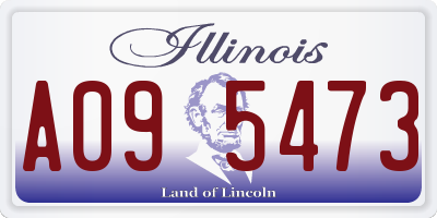 IL license plate A095473