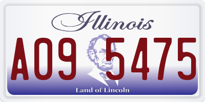 IL license plate A095475