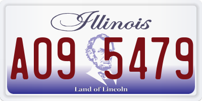 IL license plate A095479