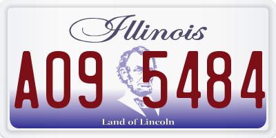 IL license plate A095484