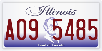 IL license plate A095485