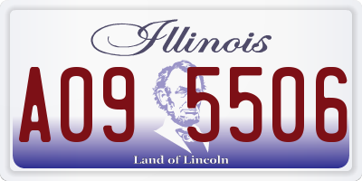 IL license plate A095506