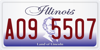 IL license plate A095507