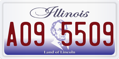 IL license plate A095509