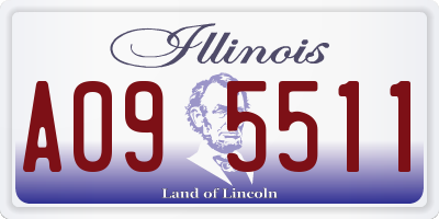 IL license plate A095511