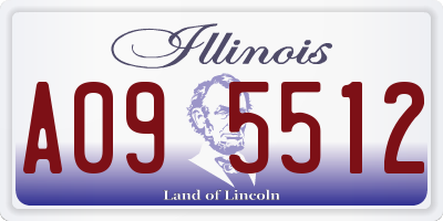 IL license plate A095512
