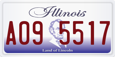 IL license plate A095517