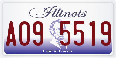 IL license plate A095519