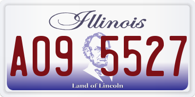 IL license plate A095527