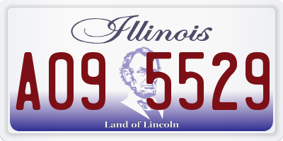 IL license plate A095529