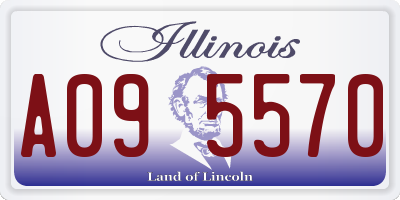 IL license plate A095570