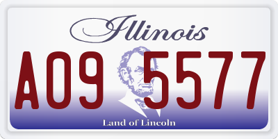 IL license plate A095577