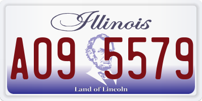 IL license plate A095579