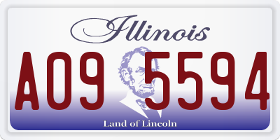 IL license plate A095594