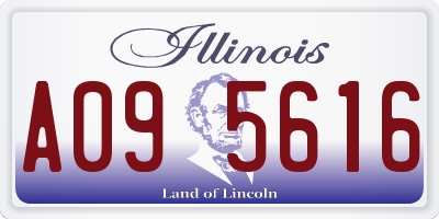IL license plate A095616