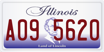 IL license plate A095620