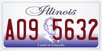 IL license plate A095632