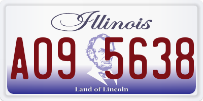 IL license plate A095638