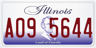 IL license plate A095644
