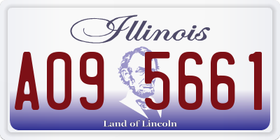 IL license plate A095661