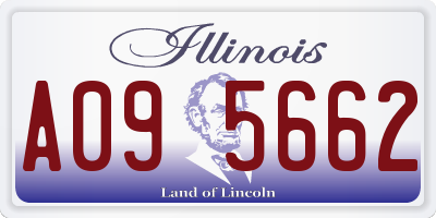 IL license plate A095662
