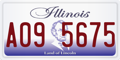 IL license plate A095675