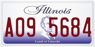 IL license plate A095684