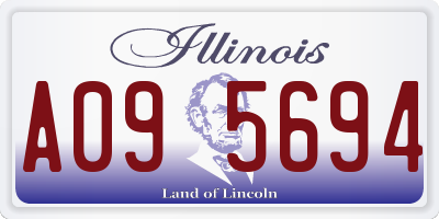 IL license plate A095694