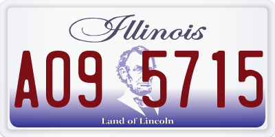 IL license plate A095715