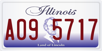 IL license plate A095717