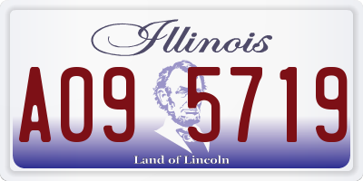 IL license plate A095719